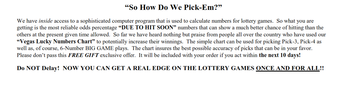 Carl Wesley, Lotto Pro 3
